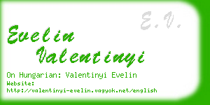 evelin valentinyi business card